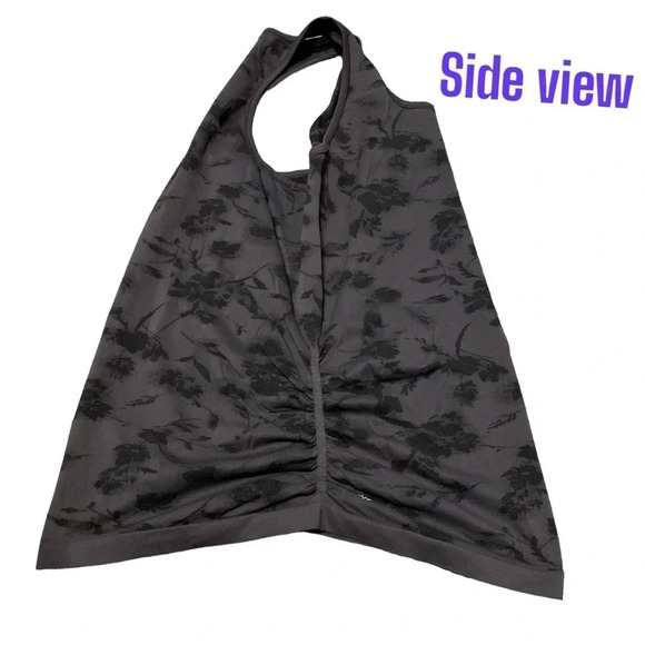 Athleta gray floral seamless top - Picture 6 of 8